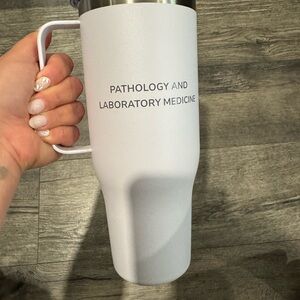 White Pathology and Laboratory Medicine Insulated Travel Tumbler